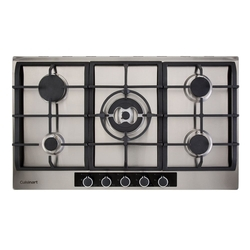 Menor preço em Cooktop A GÁS Com 5 Queimadores 90CM Casual Cooking Cuisinart -220V P950STXL