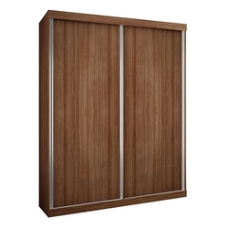 Guarda-Roupa Casal Roma 2PT 3GV Imbuia - única Menor preço em Guarda-Roupa Casal Roma 2PT 3GV Imbuia - única