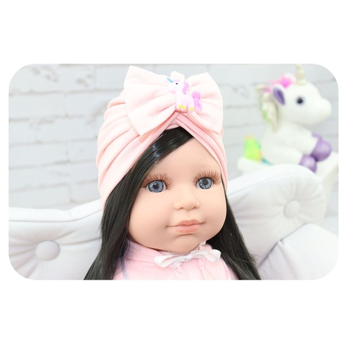 Boneca bebê reborn morena com cílios e sapatinhos Clearance