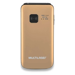 Celular Flip Vita Dual Chip Mp3 Dourado Multilaser - P9043 - Padrão é boa?