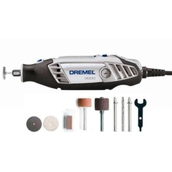 Kit micro retífica com 10 acessórios - 3000 - Dremel (220V) Menor preço em Kit micro retífica com 10 acessórios - 3000 - Dremel (220V)