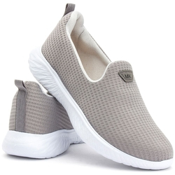 Tênis Sapatilha Casual Feminino Mikelly Caminhada Cinza Menor preço em Tênis Sapatilha Casual Feminino Mikelly Caminhada Cinza