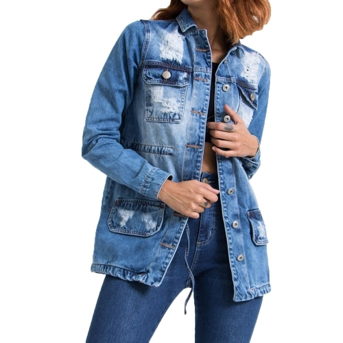 jaqueta parka lady rock