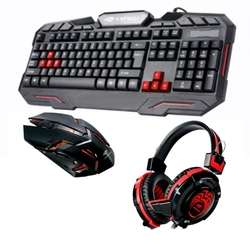 Kit Gamer Teclado Usb Gk-100bk + Mouse Usb Gk-100bk + Fone Gk-100bk C3tech Menor preço em Kit Gamer Teclado Usb Gk-100bk + Mouse Usb Gk-100bk + Fone Gk-100bk C3tech