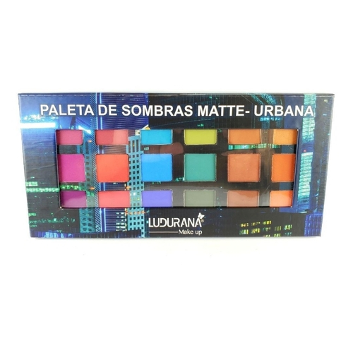 Qual o preço do(a)Paleta De Sombras Matte 18 Cores Urbana - Ludurana Paleta De Sombras Matte 18 Cores Urbana - Ludurana