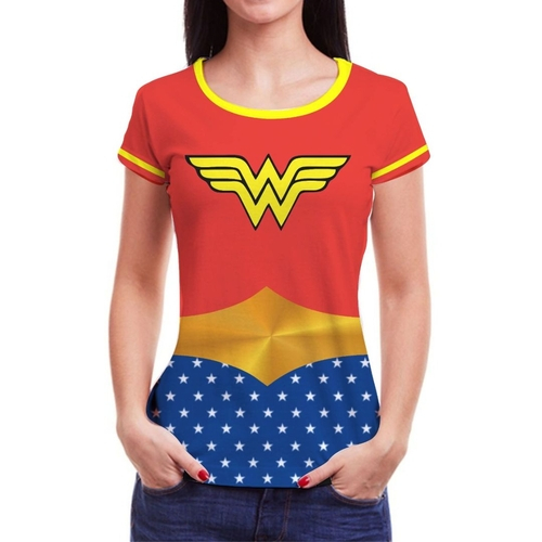 camisa feminina marvel