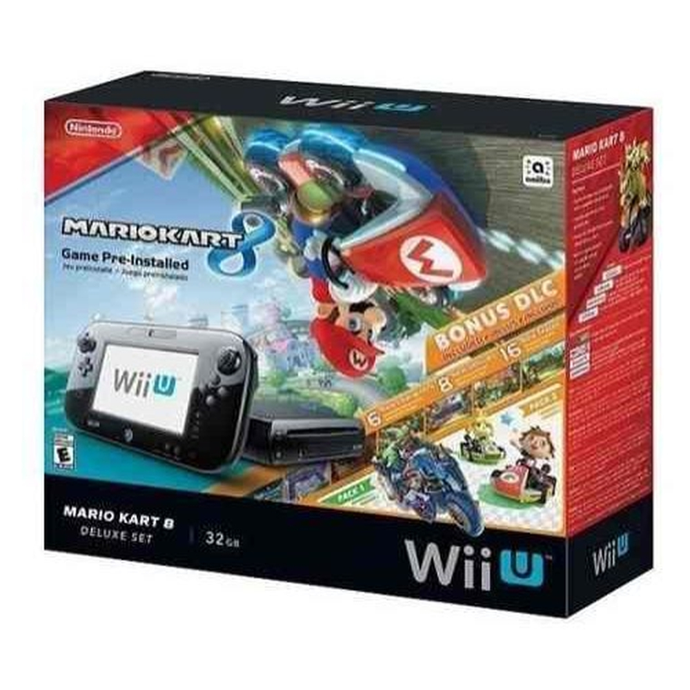 Wii U Edi o Mario Kart 8 32 Gb Deluxe Preto Nota Fiscal em