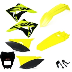 Kit Plástico Biker Elite Crf 230 Adesivos Carenagem Farol X cell Menor preço em Kit Plástico Biker Elite Crf 230 Adesivos Carenagem Farol X cell