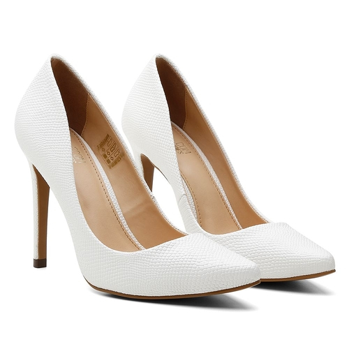 scarpin branco 34