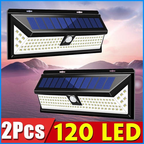 120 Leds Solar Light 1000lm Super Bright Outdoor Wall Lights Leds Solar Light 1000lm Super Bright