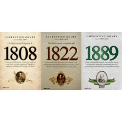 Kit Livros 1808 + 1889 + 1822 - Laurentino Gomes Menor preço em Kit Livros 1808 + 1889 + 1822 - Laurentino Gomes