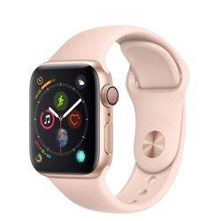 Menor preço em Relógio Watch S4 Apple - Rose Gold Aluminum - Pulseira Rosa Areia 40mm
