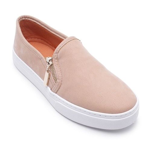 slip on feminino nude