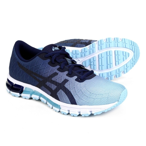 tenis asics azul claro feminino