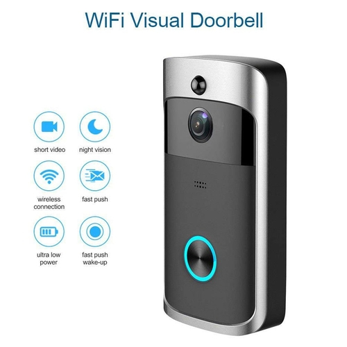 NEW Wi-Fi Smart Visual Doorbell HD Video Camera Phone Door Intercom IR Monitor