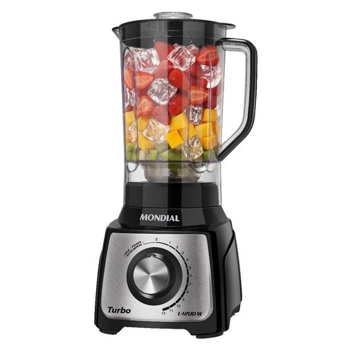 Liquidificador Mondial  L-1200 Bi Turbo Inox 1200w