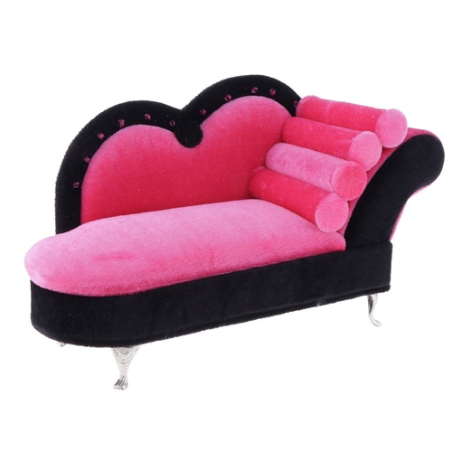 1 6 Escala Bonecas Móveis Long Sofa Chaise Lounge Recliner Chair Sofa Chaise Lounge Recliner Chair