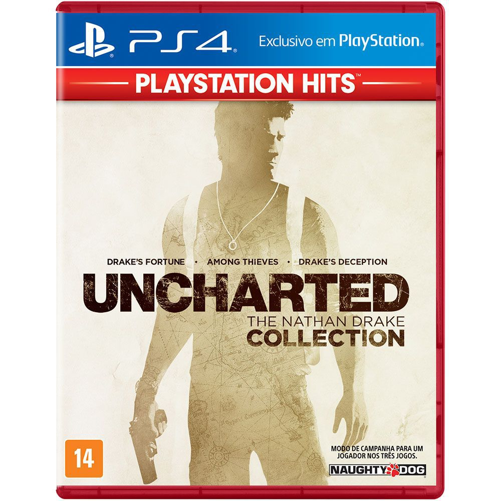 Uncharted Collection Ps4 Mídia Física Lacrado