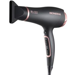 Secador de Cabelo Mondial Black Rose Line SC-37 2 Velocidades Preto - 2000W Menor preço em Secador de Cabelo Mondial Black Rose Line SC-37 2 Velocidades Preto - 2000W