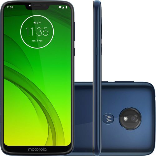 Celular Smartphone Motorola Moto G7 Power Xt1955 64gb Azul - Dual Chip