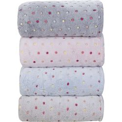 Cobertor Solteiro Fleece Confete - Casa e Conforto Menor preço em Cobertor Solteiro Fleece Confete - Casa e Conforto