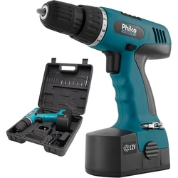 Parafusadeira e Furadeira Philco Force PPF02M 12V + maleta 16 acessórios - bivolt Menor preço em Parafusadeira e Furadeira Philco Force PPF02M 12V + maleta 16 acessórios - bivolt