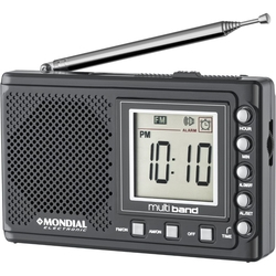 Rádio Portátil Mondial Multi Band II RP-04 AM/FM - Grafite é boa?
