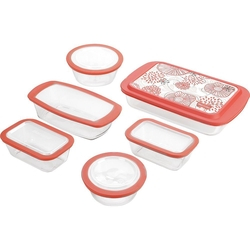 Conjunto de Assadeiras de Vidro Com Tampa 6 peças Prática Marinex Menor preço em Conjunto de Assadeiras de Vidro Com Tampa 6 peças Prática Marinex