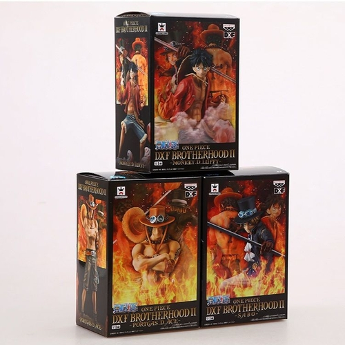 3X ONE PIECE Portgas·D Ace Monkey D Luffy Sabo Anime Figurine Figure Figuras Toy