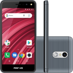 Smartphone Positivo Twist 2fit (S509) 8GB Dual Chip Android 8.1 Go Tela 5” SC7731 3G Câmera 5MP - Cinza Menor preço em Smartphone Positivo Twist 2fit (S509) 8GB Dual Chip Android 8.1 Go Tela 5” SC7731 3G Câmera 5MP - Cinza