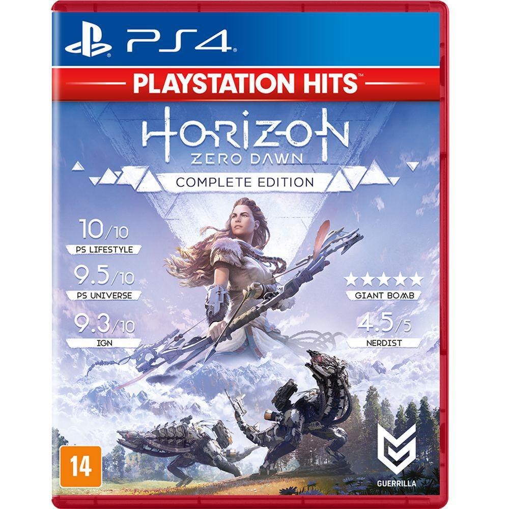 Controle Sem Fio Dualshock 4 Preto + Game Horizon Zero Dawn Complete Edition  Hits - PS4 em Promoção na Americanas