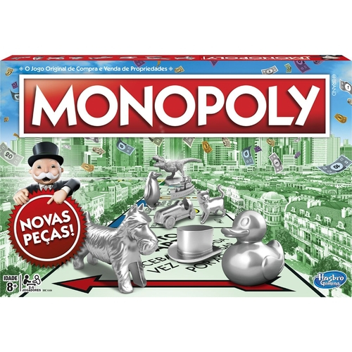 Jogo de Tabuleiro - Monopoly - Hasbro Gaming