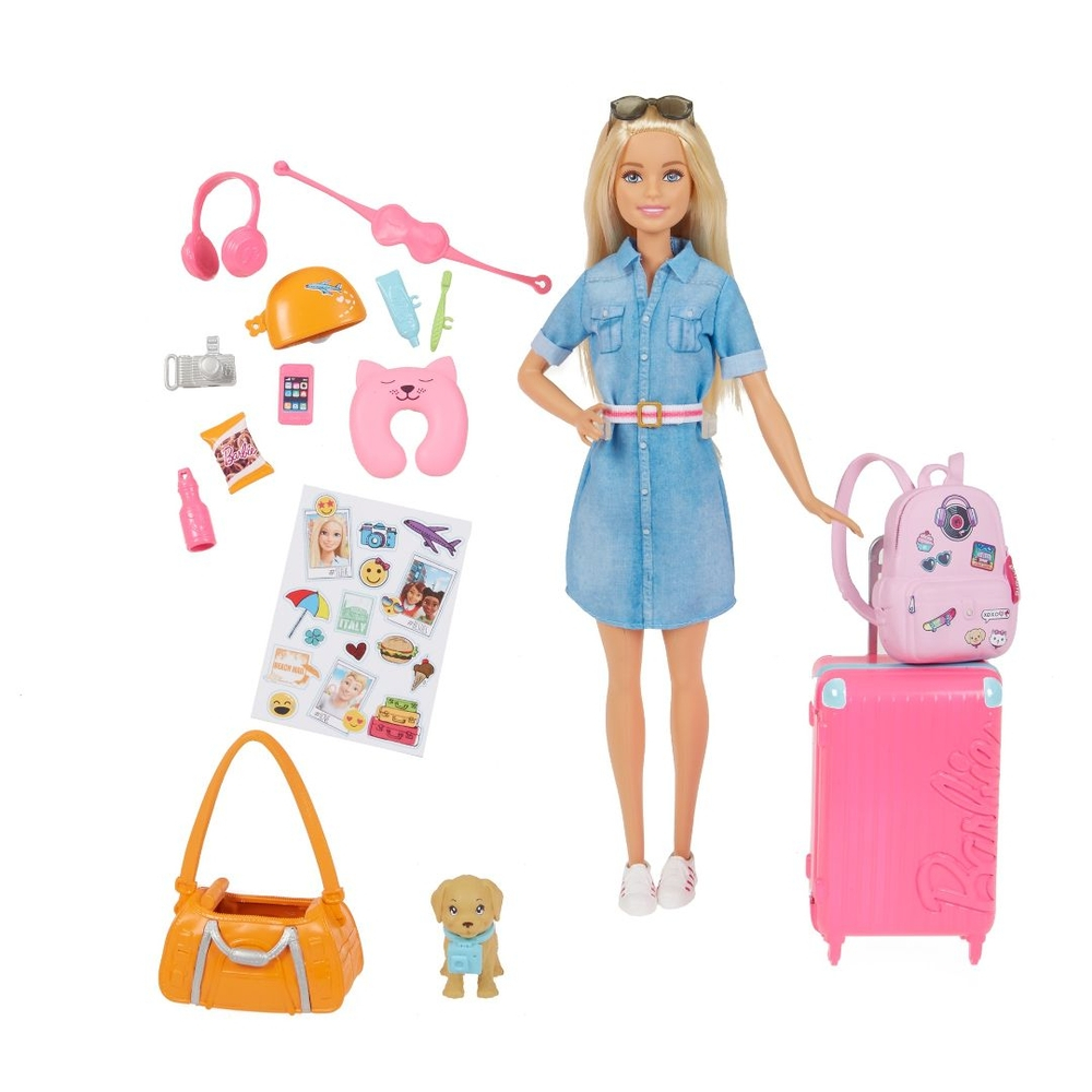 Barbie Explorar e Descobrir Barbie Viajeira FWV25 - Mattel em Promoção na  Americanas