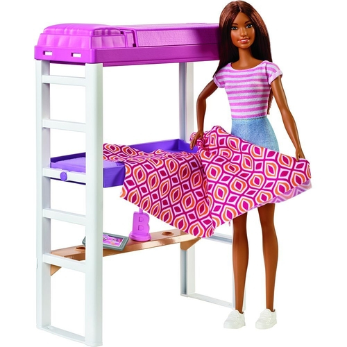 Boneca E Playset - Salão De Beleza E Barbie Fjb36 Mattel