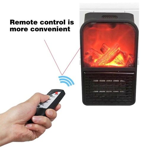 New Remote Control Flame Mini Small Heater Office Dormitory Home Mini Small Heater Office Dormitory Home