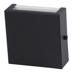 Arandela 2 Fachos Slim Luminária Externa Interna Parede Alumínio Preto - Rei da Iluminação Menor preço em Arandela 2 Fachos Slim Luminária Externa Interna Parede Alumínio Preto - Rei da Iluminação