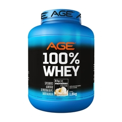 100% WHEY AGE (1,8Kg) - Baunilha - AGE Menor preço em 100% WHEY AGE (1,8Kg) - Baunilha - AGE