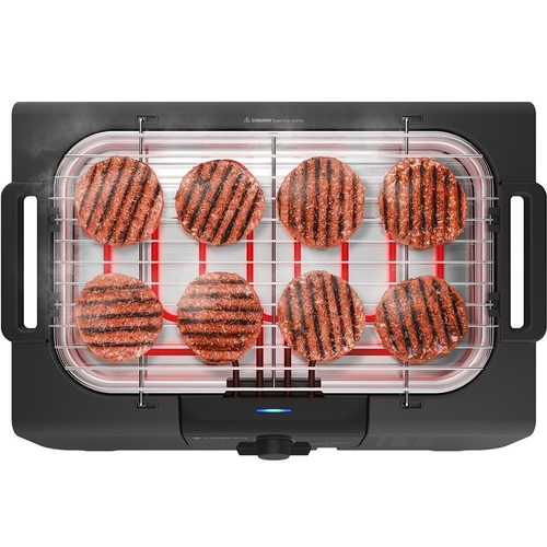 Churrasqueira Elétrica Cadence Grl860 Alta Grill Menu com Controle de Temperatura