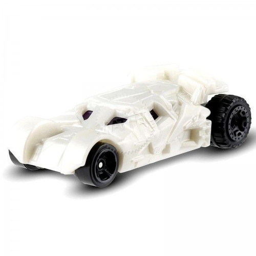 Miniatura Carrinho Hot Wheels Batmobile, branco. Batman. Código:  HKJ74-N7C5. 1:64. Novo1 Lacrado!