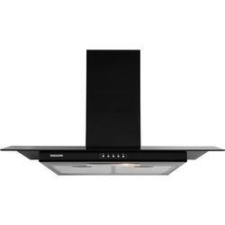 Depurador Suggar Vidrio 90cm com 3 Velocidade e Dupla Filtragem, Preto - DV91PT / DV92PT Menor preço em Depurador Suggar Vidrio 90cm com 3 Velocidade e Dupla Filtragem, Preto - DV91PT / DV92PT