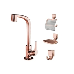 Kit Banheiro Lorenzetti Rosé Gold c Torneira 2004F71 é boa?
