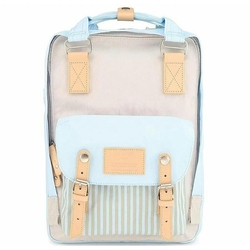 Bolsa Mochila Feminina Himawari Casual Mulheres Moda Bege e Azul Com Listras Resistente à Água (Não à Prova D'água) Menor preço em Bolsa Mochila Feminina Himawari Casual Mulheres Moda Bege e Azul Com Listras Resistente à Água (Não à Prova D'água)