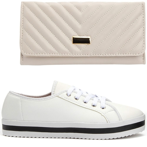 tenis flatform sola alta