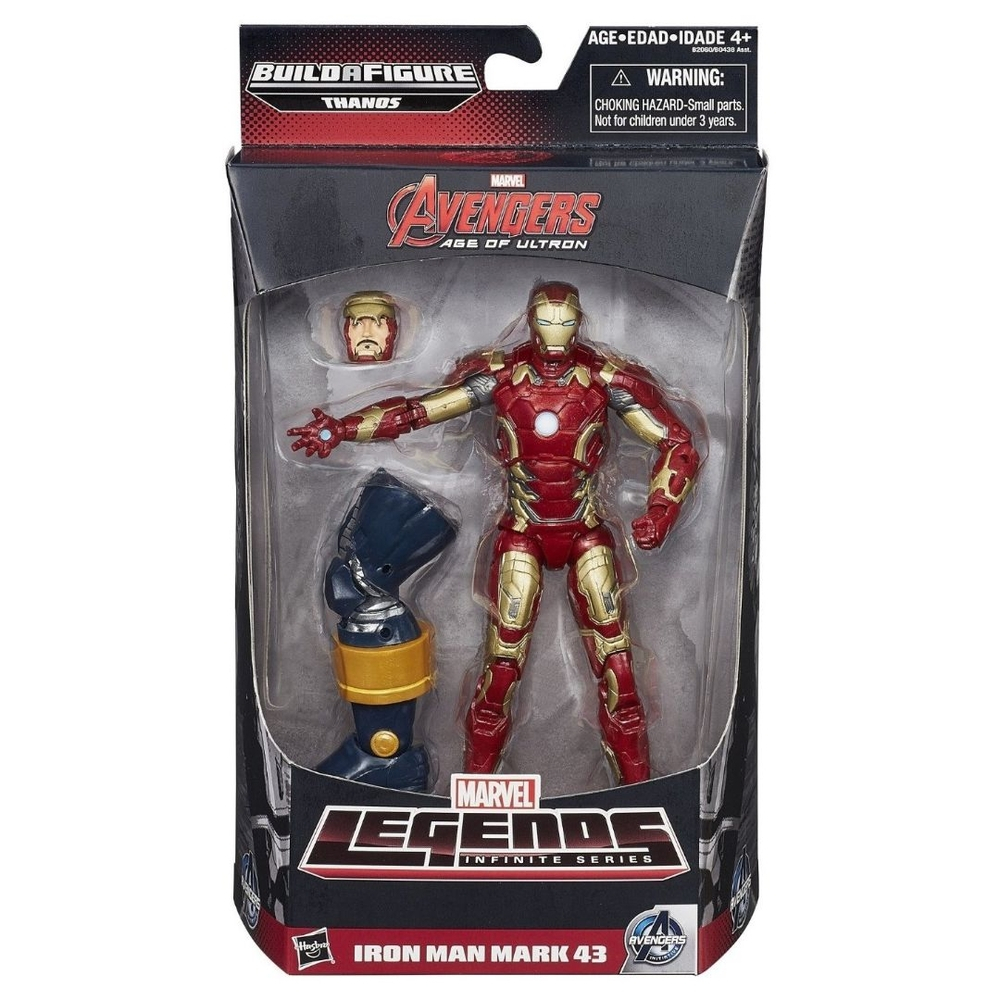 Marvel Select Iron Man MK 43 Armor Age of Ultron Avengers Action Figure Gift Toy