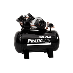 Compressor de Ar de Pistão Csv 10/100 Monofasico 110v Preto Menor preço em Compressor de Ar de Pistão Csv 10/100 Monofasico 110v Preto