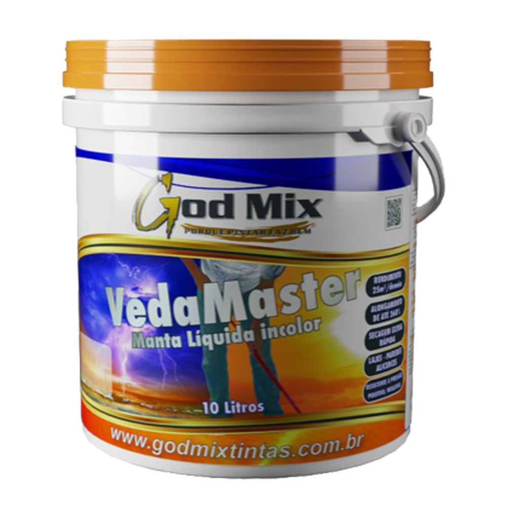 Veda Master L Impermeabilizante God Mix Incolor E Super Flex Vel