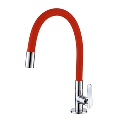 Torneira Cozinha Gourmet Flexível Mesa Vermelha Silicone ME06 Doan - Promoção Menor preço em Torneira Cozinha Gourmet Flexível Mesa Vermelha Silicone ME06 Doan - Promoção