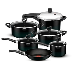 Conjunto de Panelas Rochedo, 6 Peças, C/Panela de Pressão, Preto/Azul, Smart - R2T1GQB51 é ruim? Conjunto de Panelas Rochedo, 6 Peças, C/Panela de Pressão, Preto/Azul, Smart - R2T1GQB51 é boa?