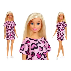 Boneca Barbie Fashion Loira Com Vestido Rosa Coração Mattel é boa?