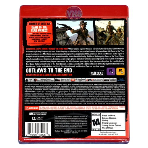 Jogo Red Dead Redemption Game Of The Year Edition Xbox 360 em Promoção na  Americanas